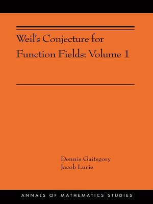 cover image of Weil's Conjecture for Function Fields